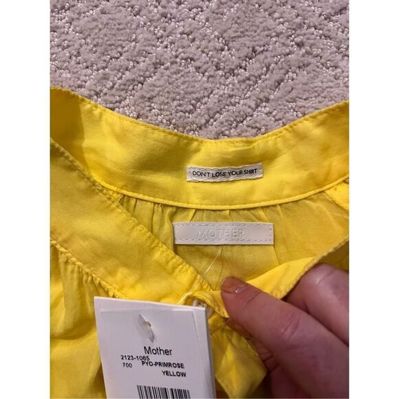 NWT MOTHER THE SUNBURST BLOUSE - Picture 5 of 9